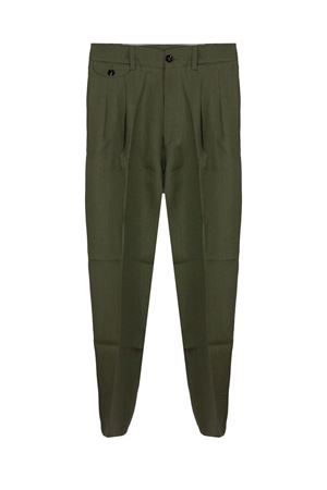 Pantalone in lino verde BE ABLE | SAMMYLM55VERDE